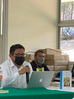 PRESENTACIÓN DE LIBRO EN NORMAL RURAL DE TAMAZULAPAM, OAXACA (18 DE MAYO DE 2022). 